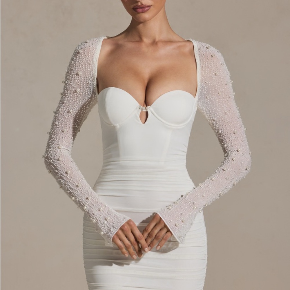 Oh Polly Lavender Beaded Dress